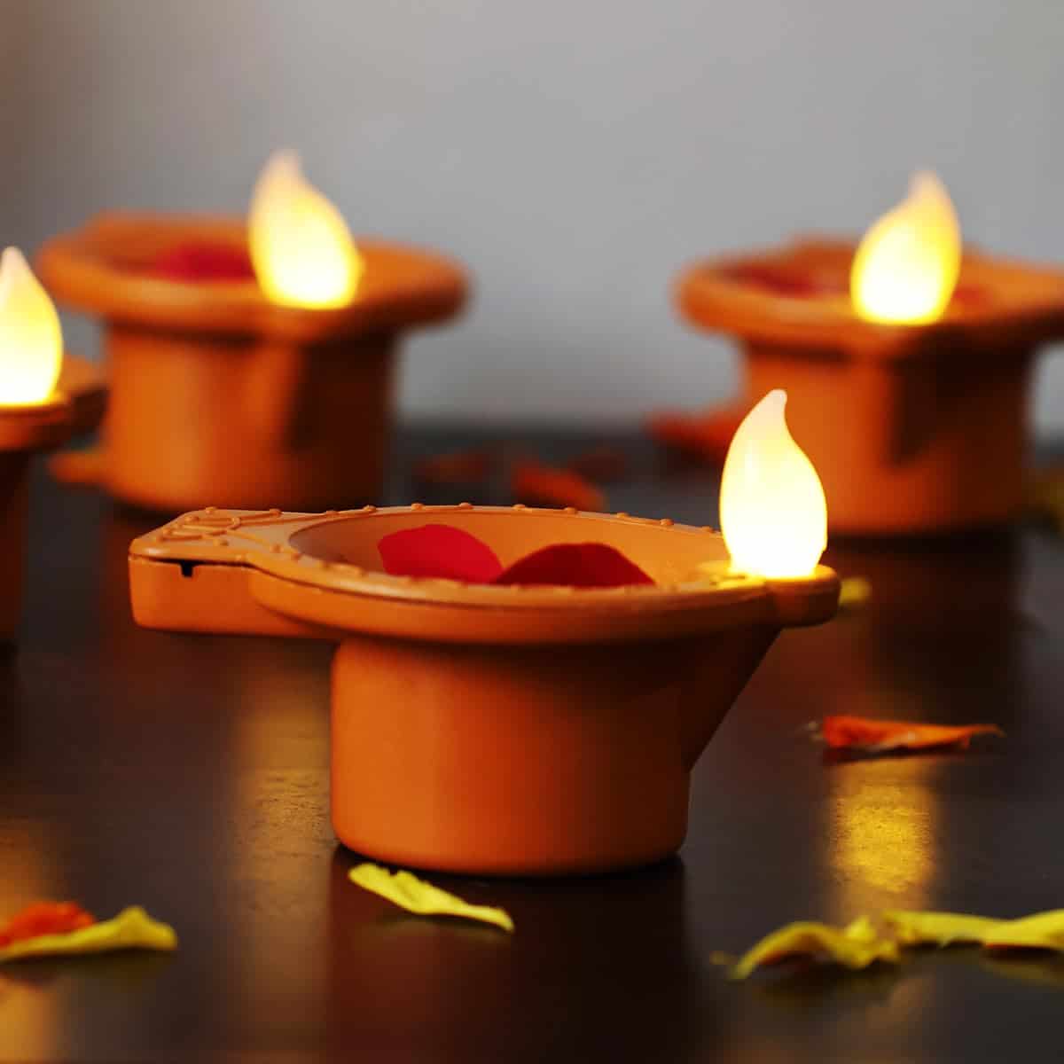 Led water diya 🪔( 10 diya)