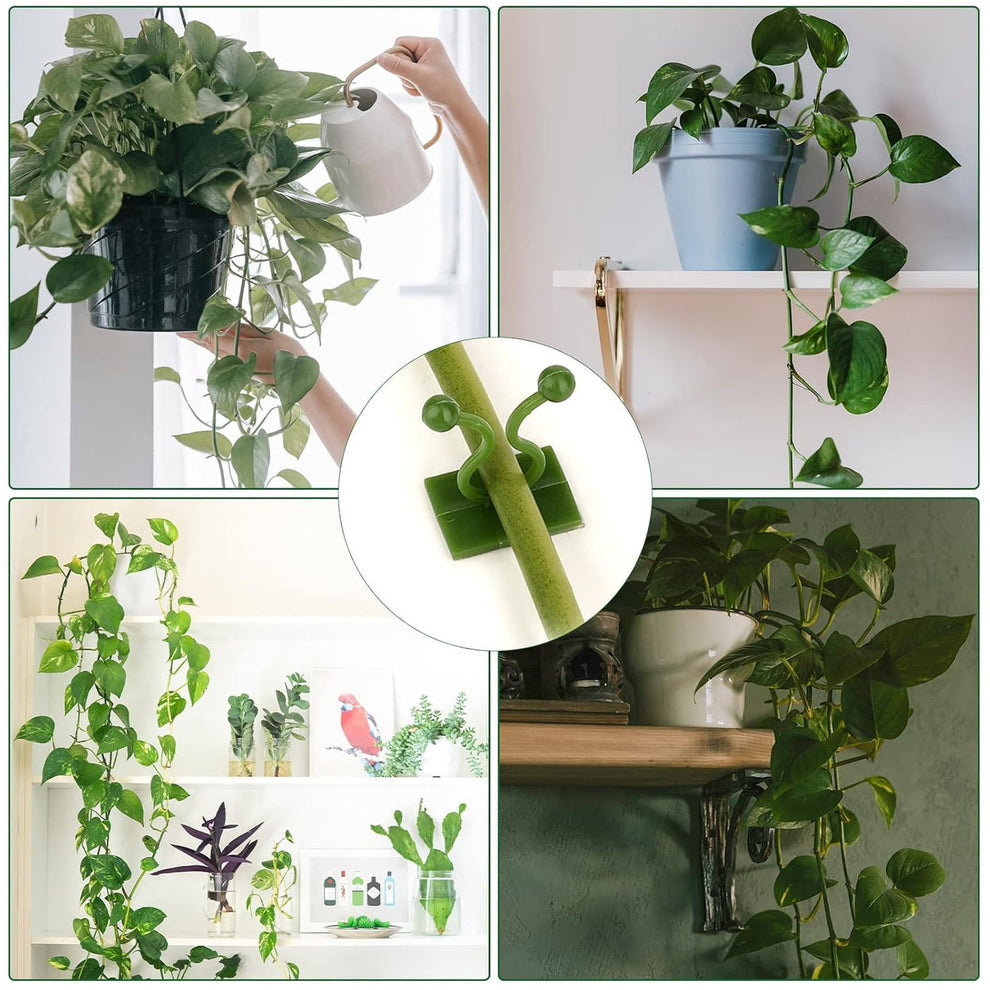 Plant climbing self adhesive clip [60 clips]