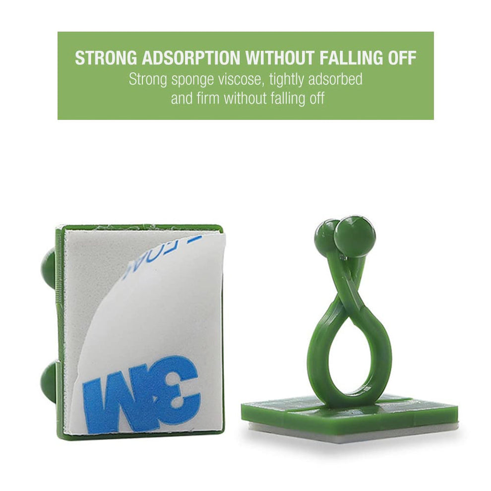 Plant climbing self adhesive clip [60 clips]