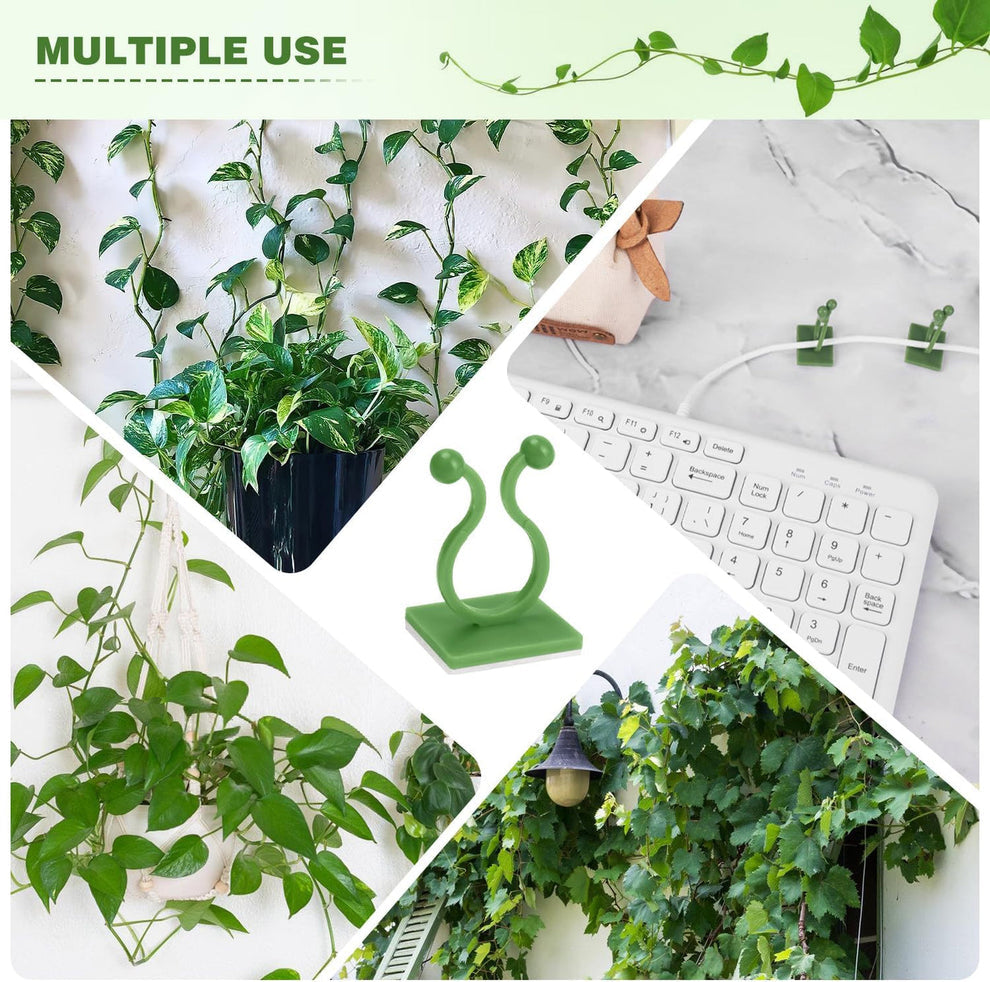 Plant climbing self adhesive clip [60 clips]